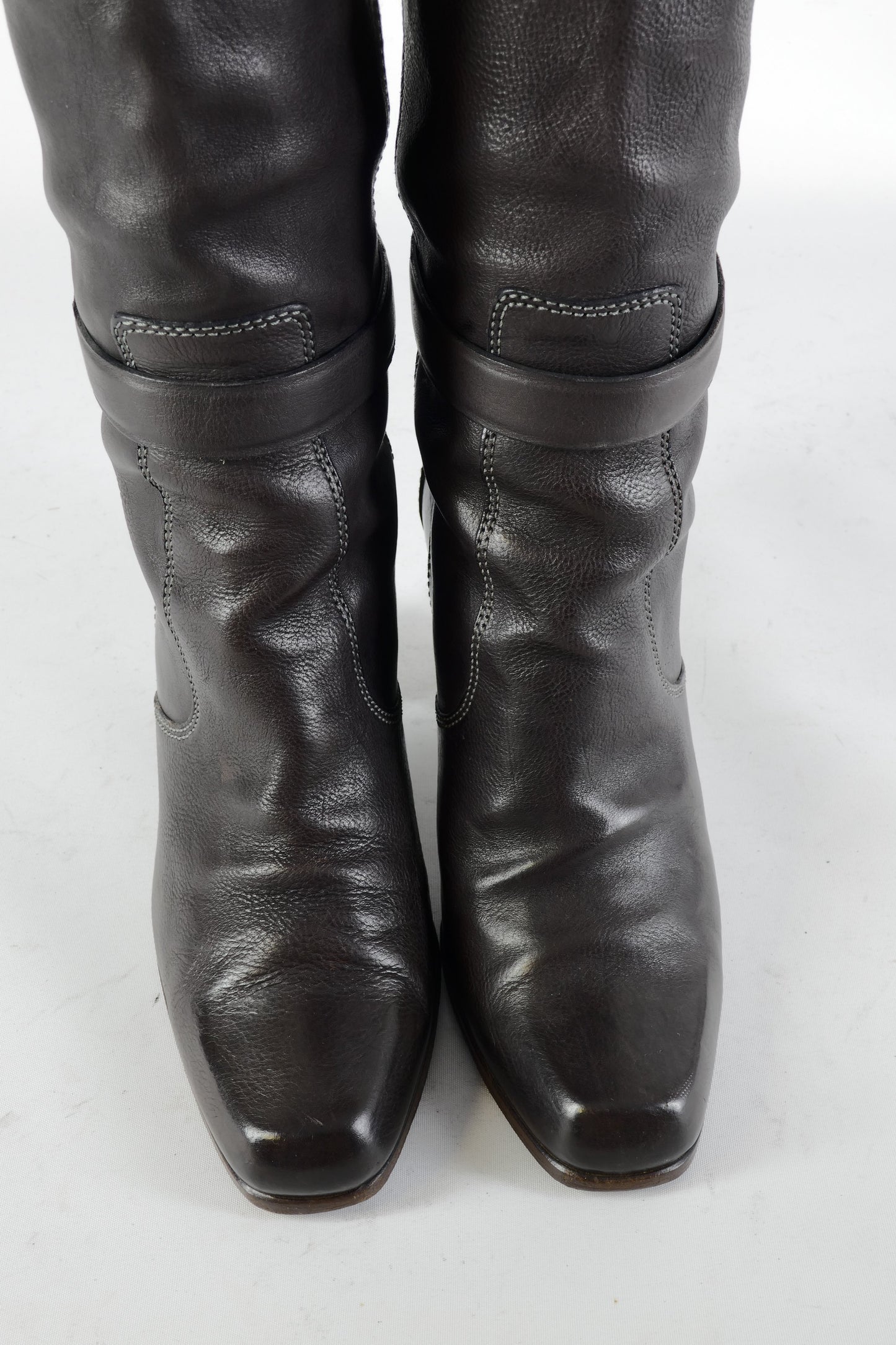 BUUTS Barbara Bui Stiefel Leder dunkelbraun 225004-7