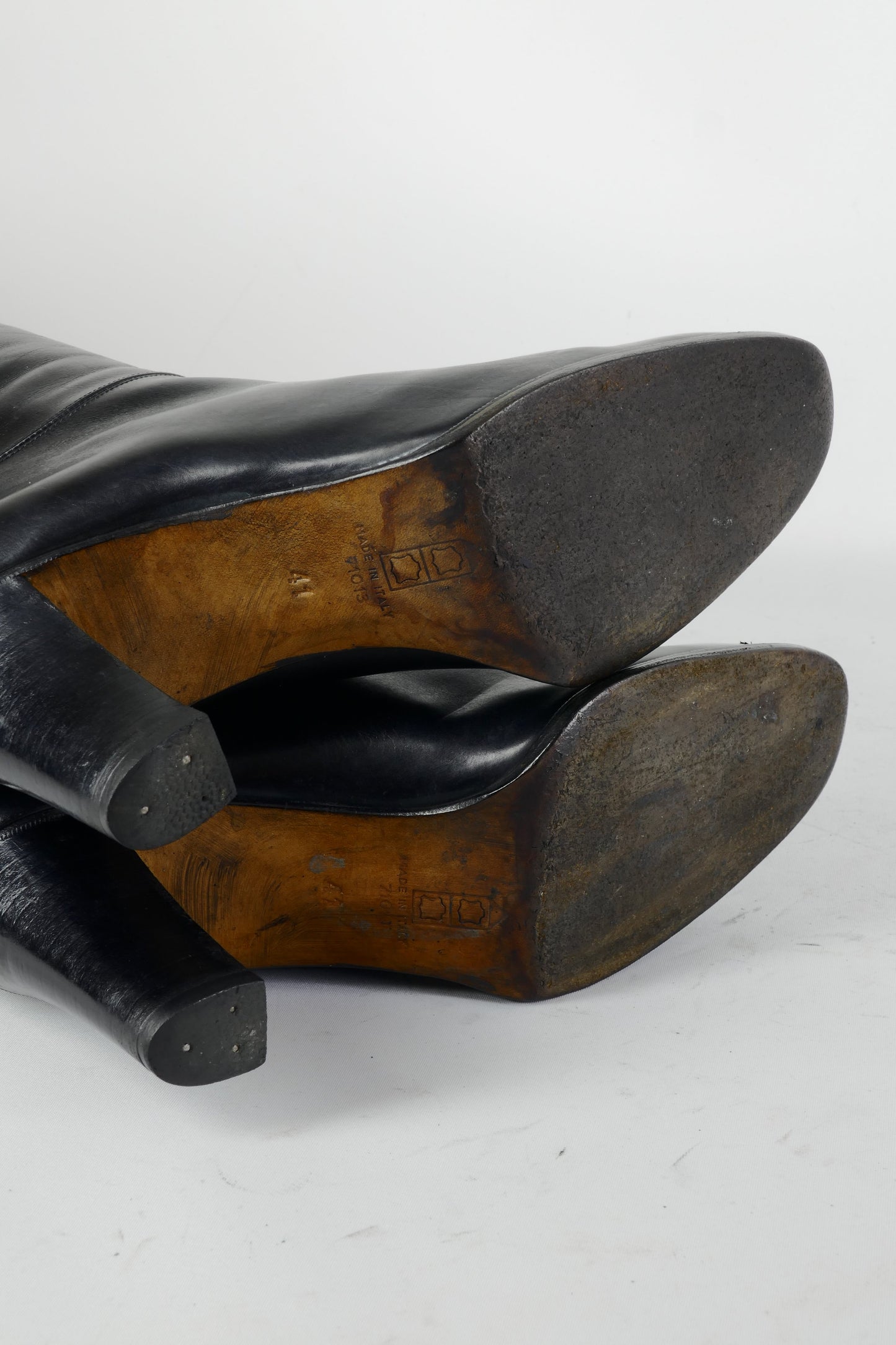 BUUTS Zenith Vintage-Stiefel Leder schwarz 225006-8