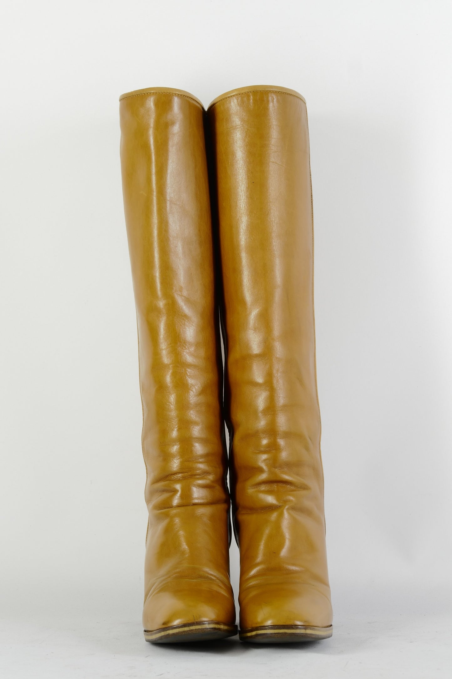 BUUTS Pollini Vintage-Stiefel Leder cognac 225008-4