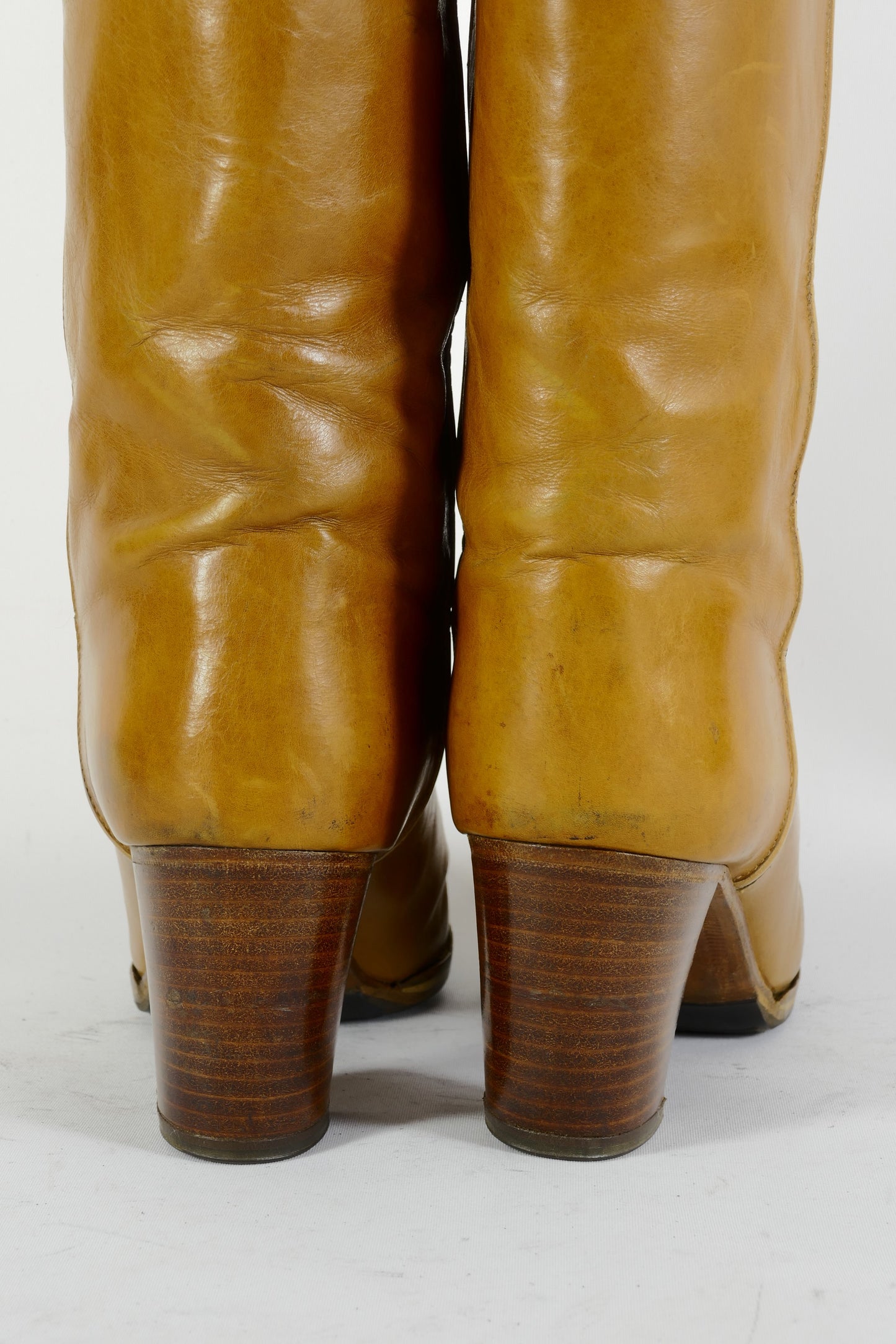 BUUTS Pollini Vintage-Stiefel Leder cognac 225008-6