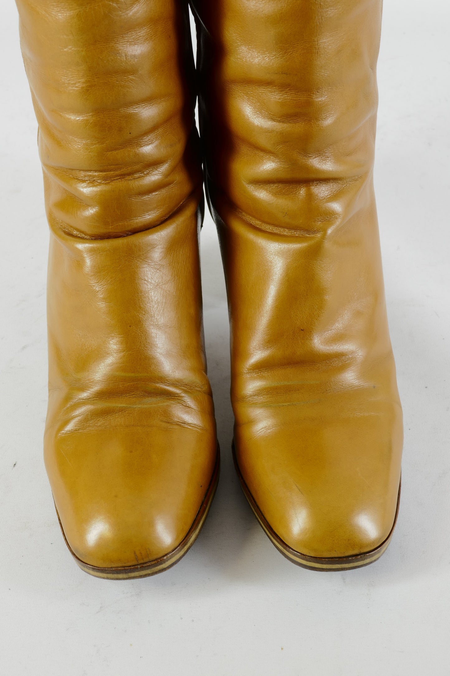 BUUTS Pollini Vintage-Stiefel Leder cognac 225008-7