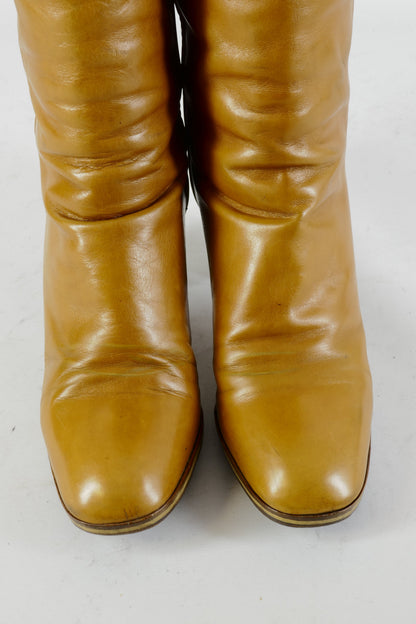 BUUTS Pollini Vintage-Stiefel Leder cognac 225008-7