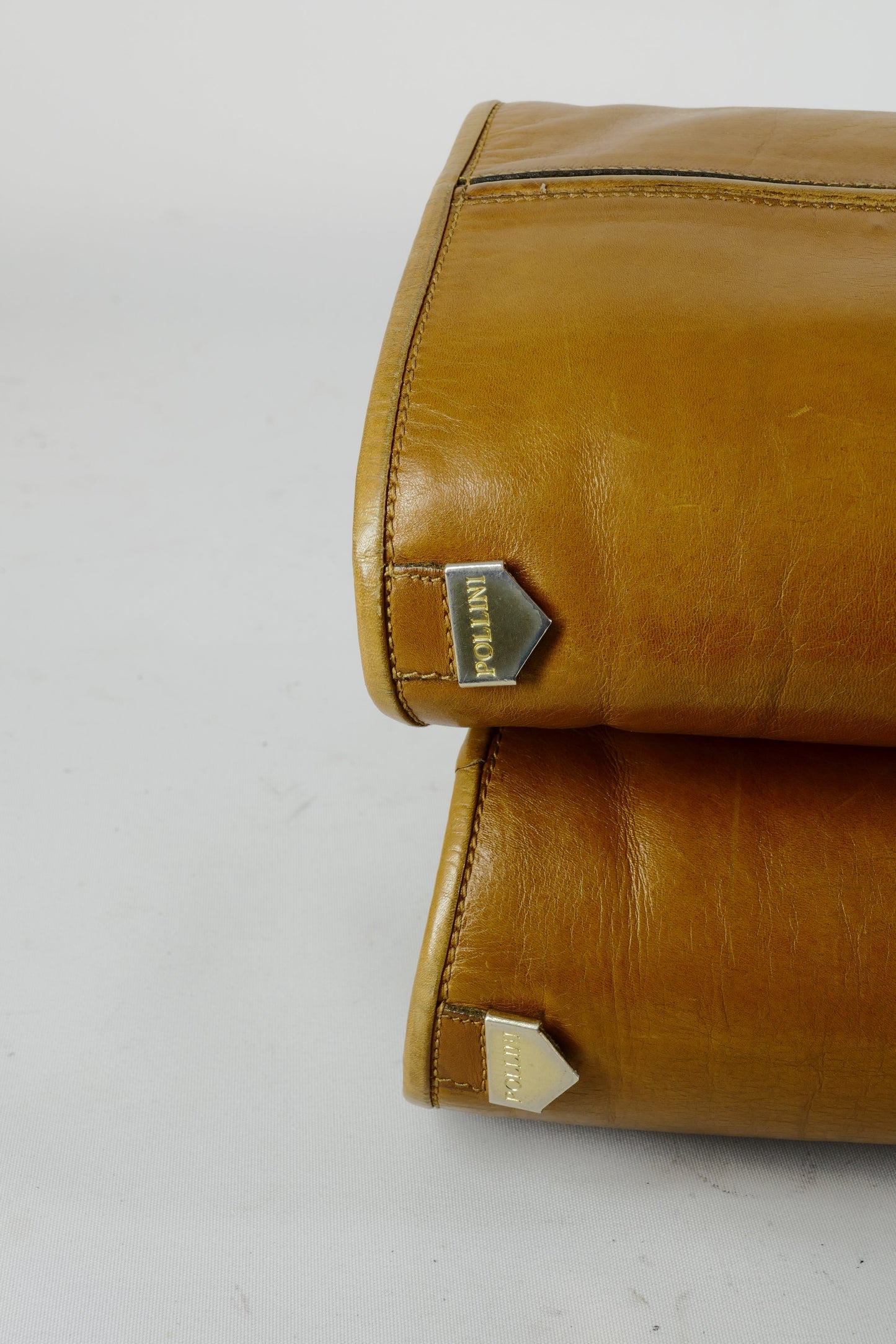 BUUTS Pollini Vintage-Stiefel Leder cognac 225008-9