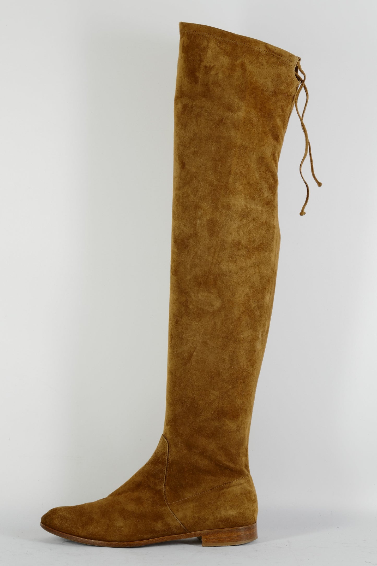BUUTS Navyboot Overknees Wildleder cognac 225009-1