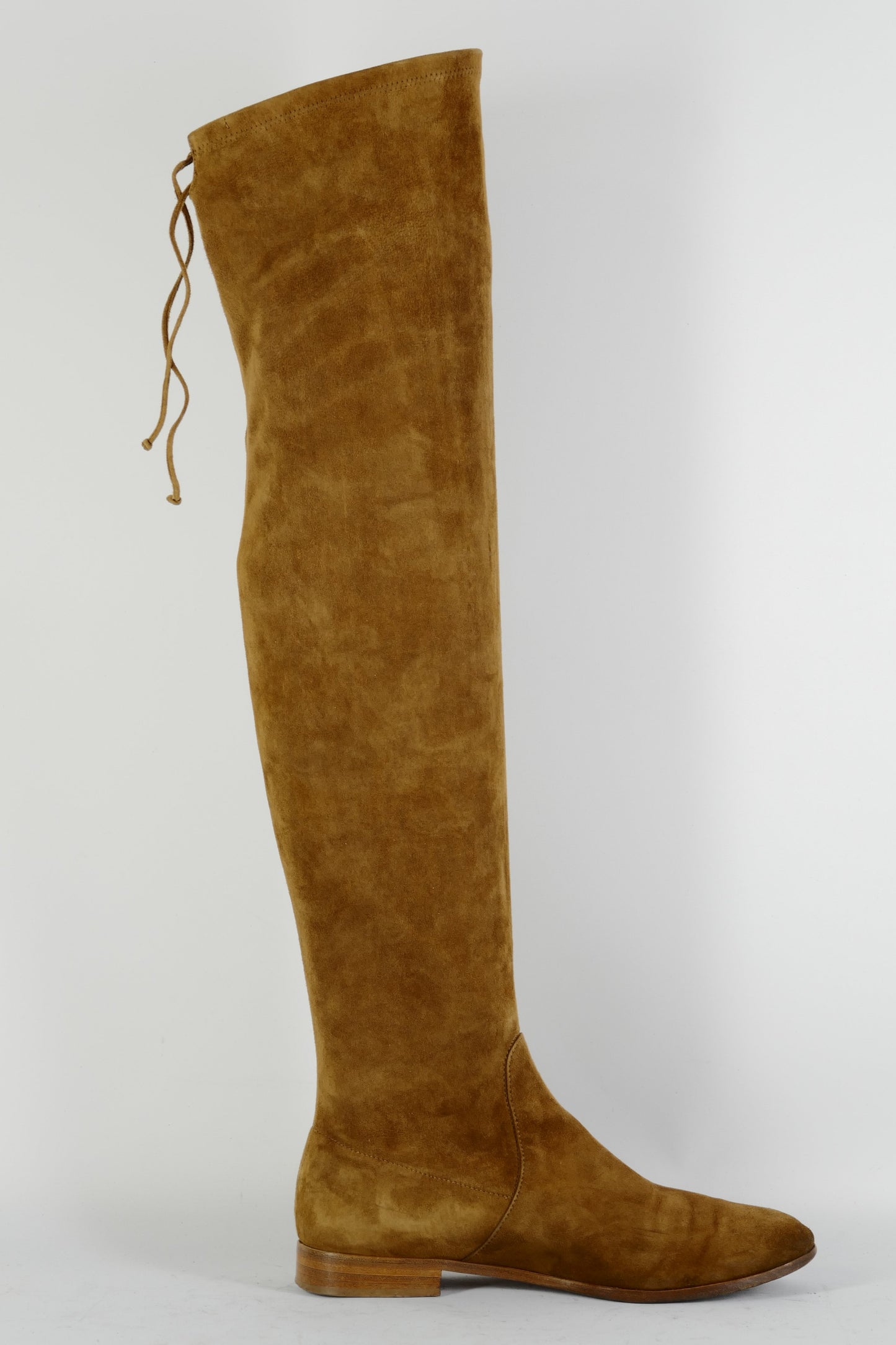 BUUTS Navyboot Overknees Wildleder cognac 225009-3