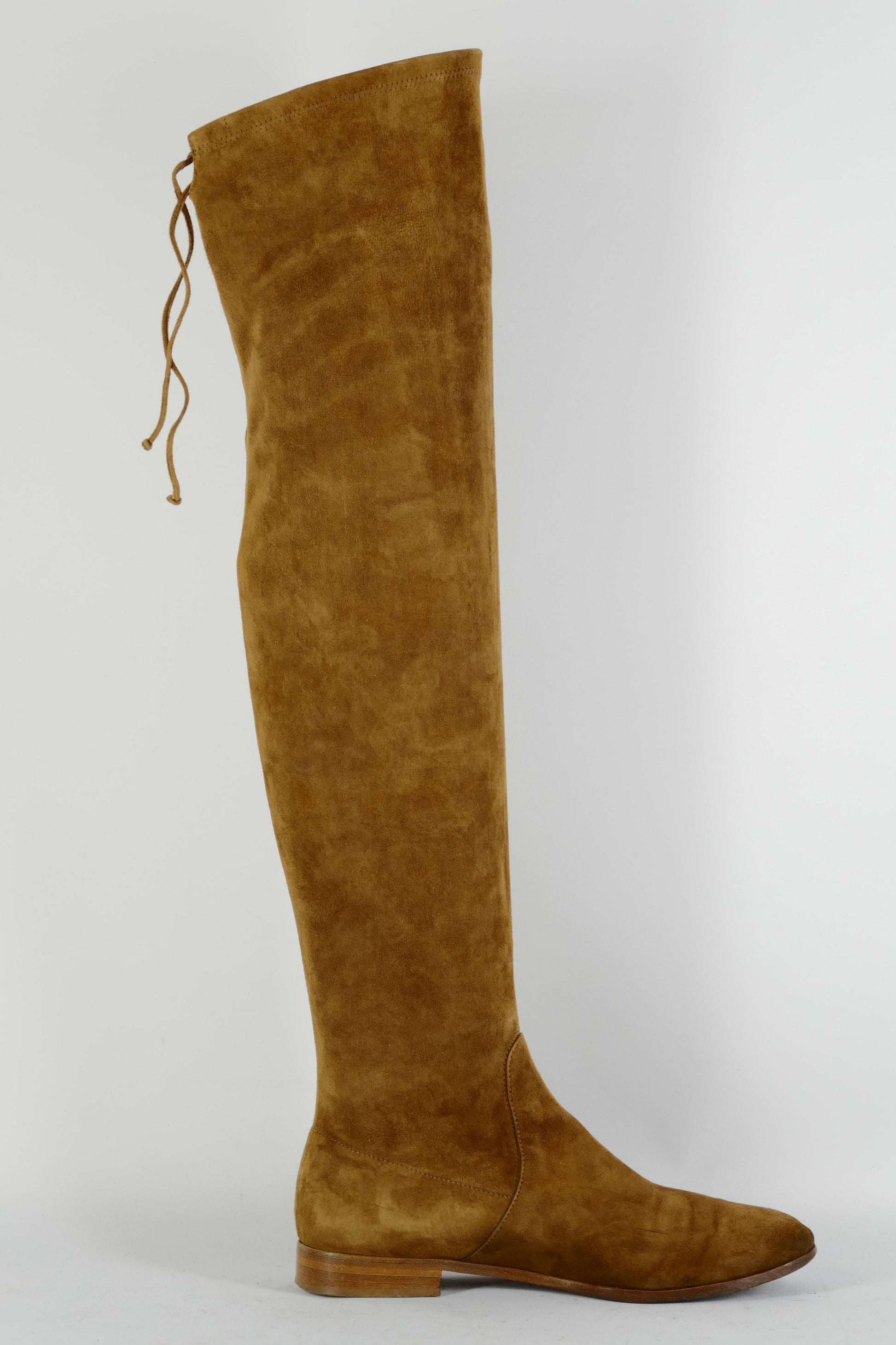 BUUTS Navyboot Overknees Wildleder cognac 225009-3