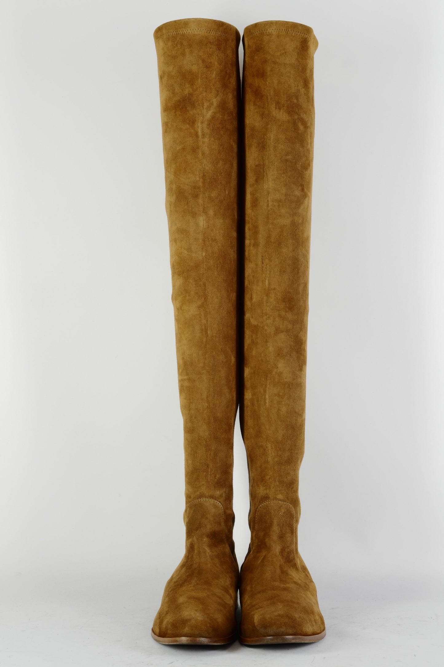 BUUTS Navyboot Overknees Wildleder cognac 225009-4