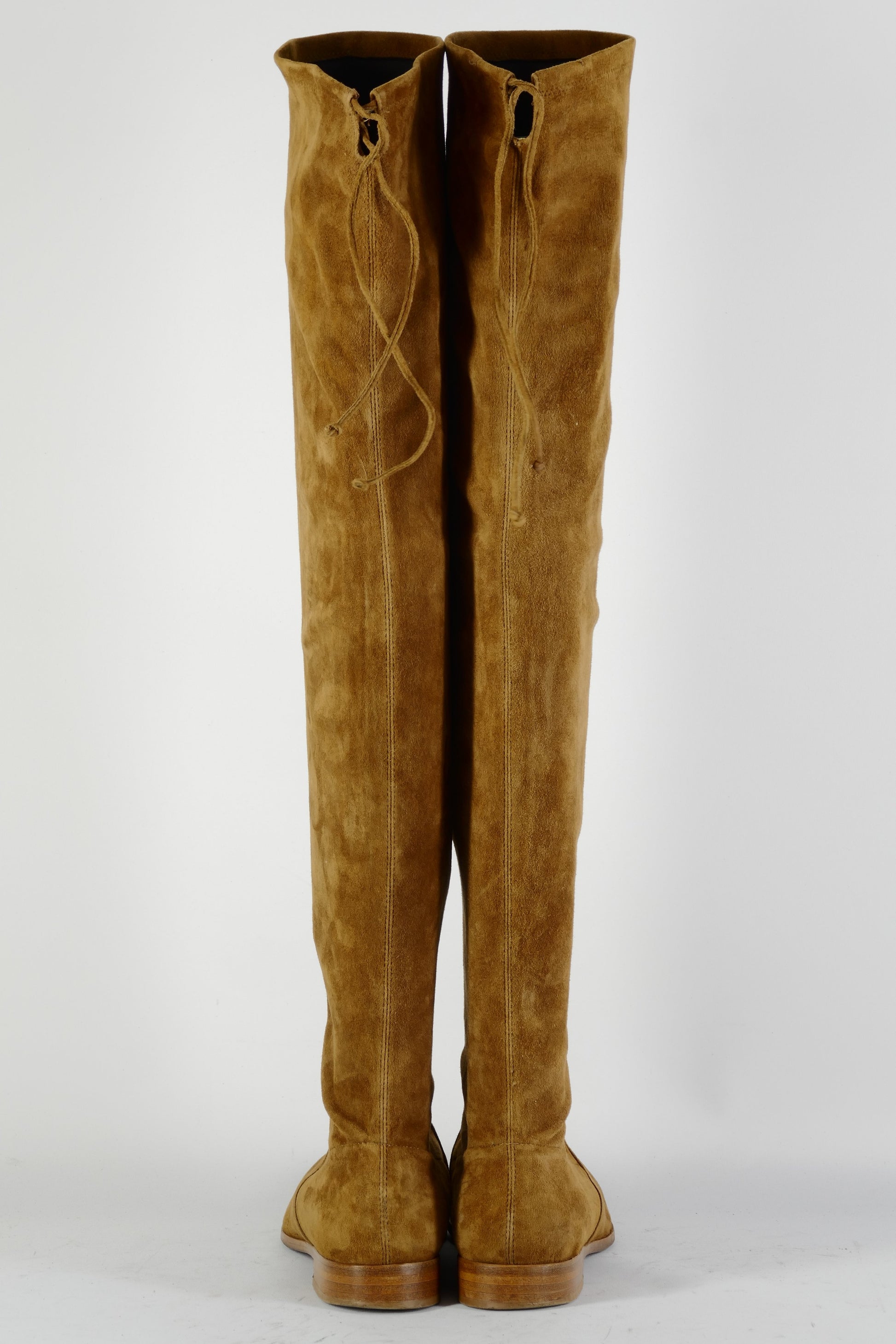 BUUTS Navyboot Overknees Wildleder cognac 225009-5
