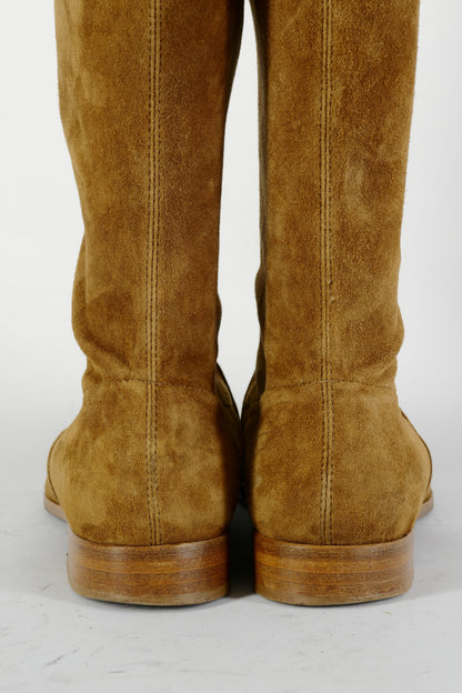 BUUTS Navyboot Overknees Wildleder cognac 225009-7