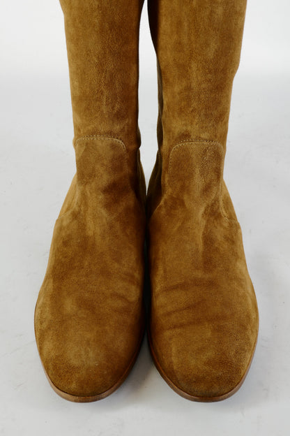 BUUTS Navyboot Overknees Wildleder cognac 225009-8