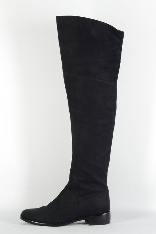 BUUTS Cosmoparis Overknees Wildleder schwarz 225010-1