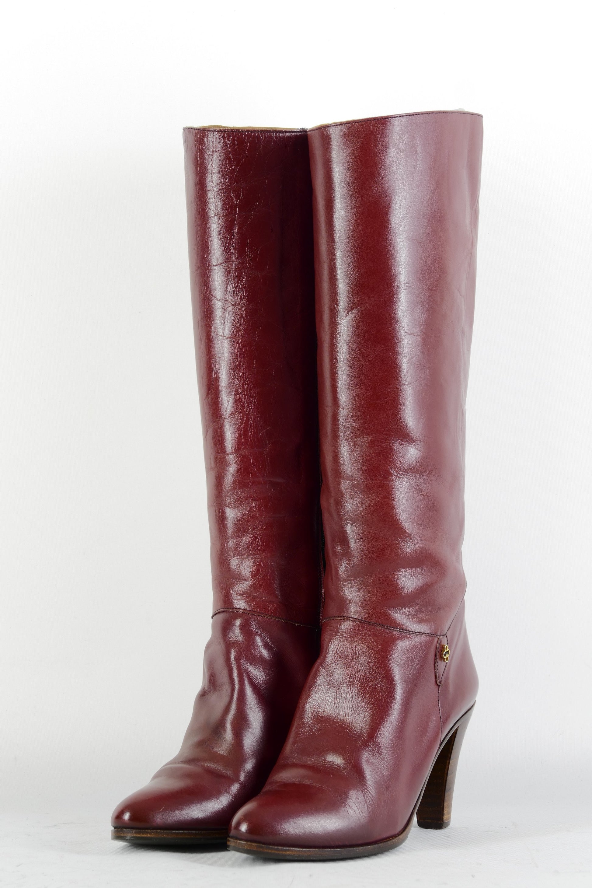 BUUTS Byron Vintage-Stiefel Leder bordeaux 225011-2