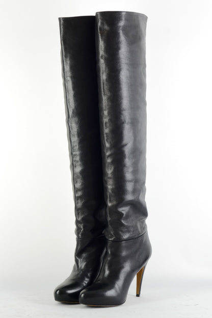 BUUTS Kallisté Overknees Leder schwarz 225012-2