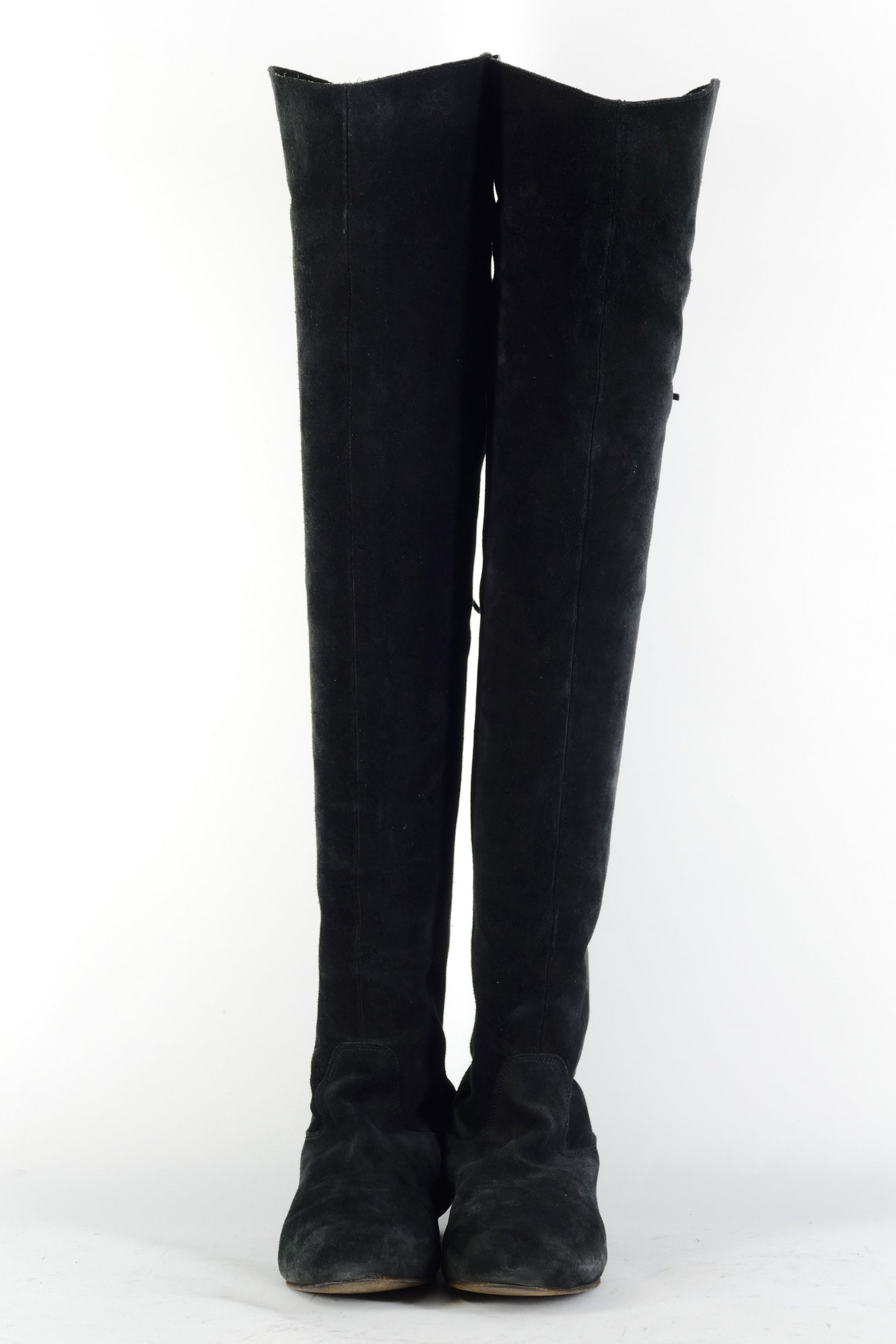BUUTS Chloé Overknees Wildleder schwarz 225013-4