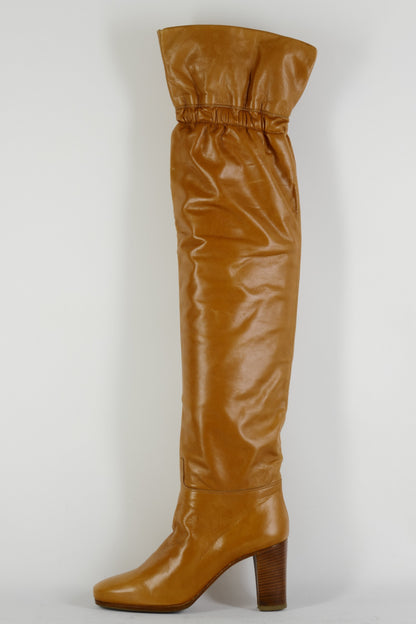 BUUTS Clams Vintage-Stiefel Leder cognac 225017-1