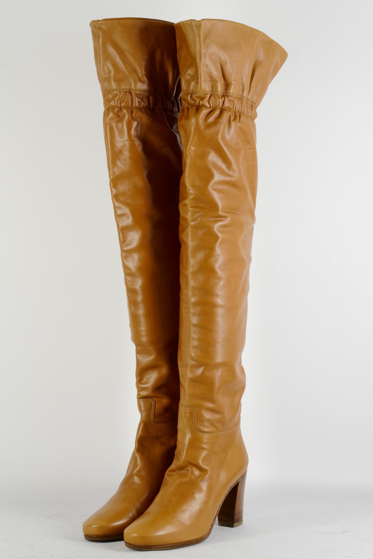 BUUTS Clams Vintage-Stiefel Leder cognac 225017-2