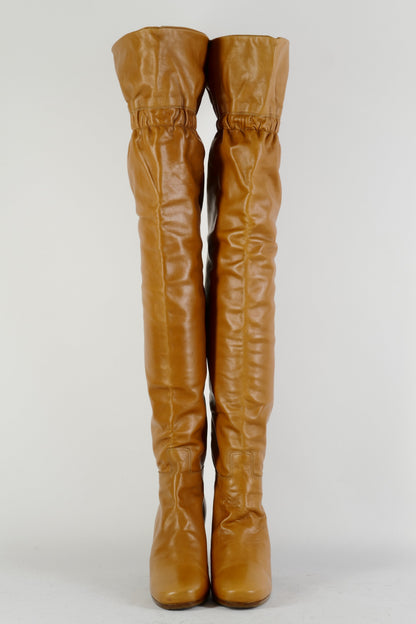 BUUTS Clams Vintage-Stiefel Leder cognac 225017-4