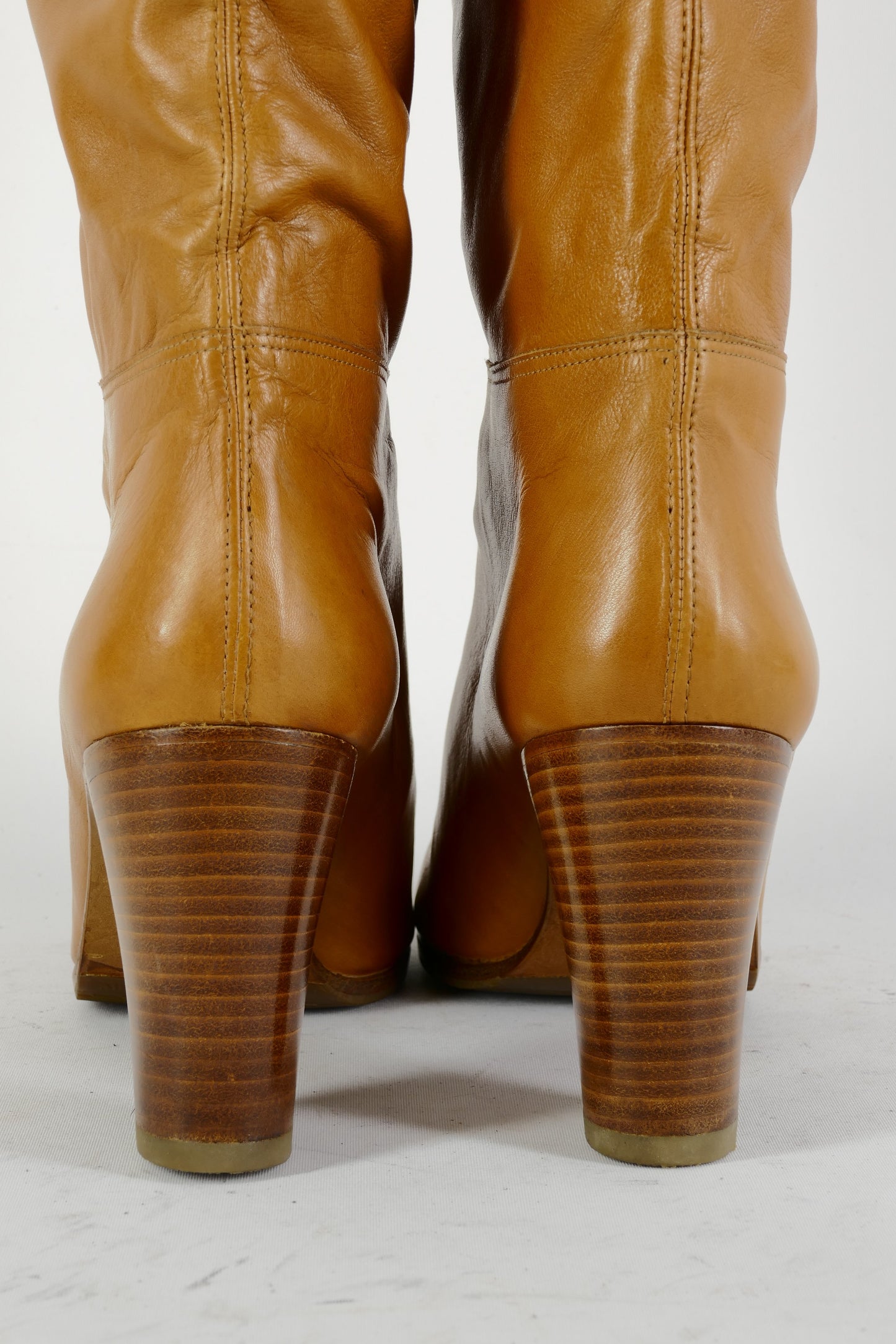 BUUTS Clams Vintage-Stiefel Leder cognac 225017-6