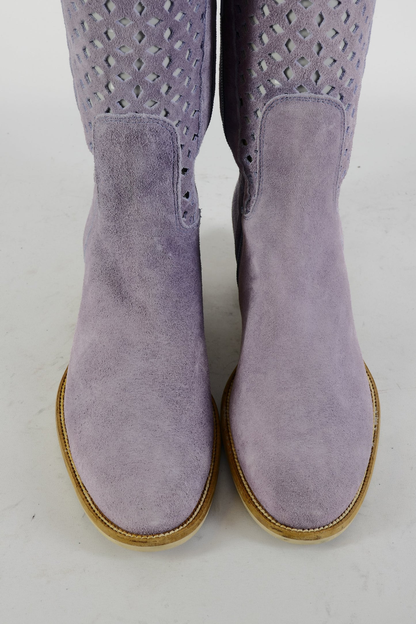 BUUTS Elena Hohe Stiefel Leder flieder 225020-7