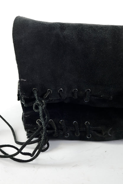 BUUTS Massimo Dutti Overknees Wildleder schwarz 225021-9
