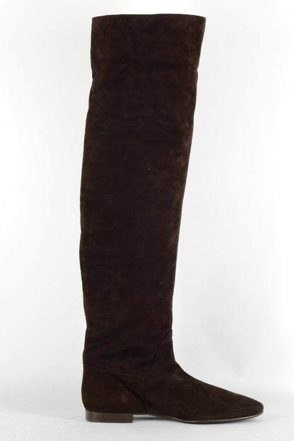 BUUTS Uli Knecht Overknees Wildleder dunkelbraun 225022-3