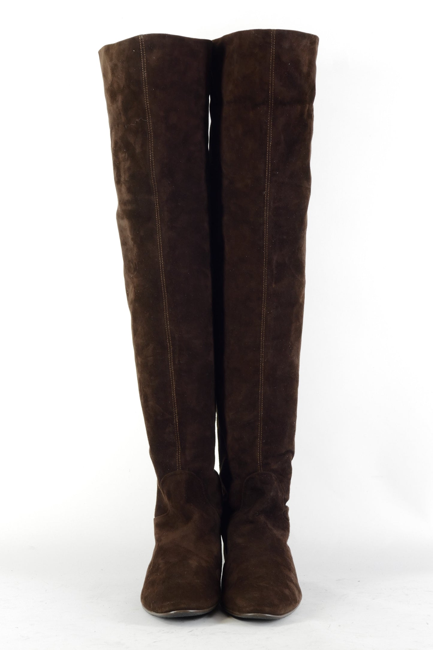 BUUTS Uli Knecht Overknees Wildleder dunkelbraun 225022-4