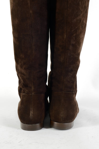 BUUTS Uli Knecht Overknees Wildleder dunkelbraun 225022-6