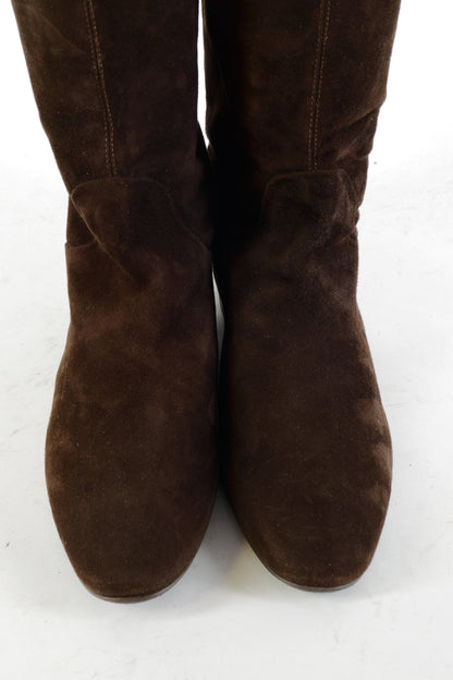 BUUTS Uli Knecht Overknees Wildleder dunkelbraun 225022-7