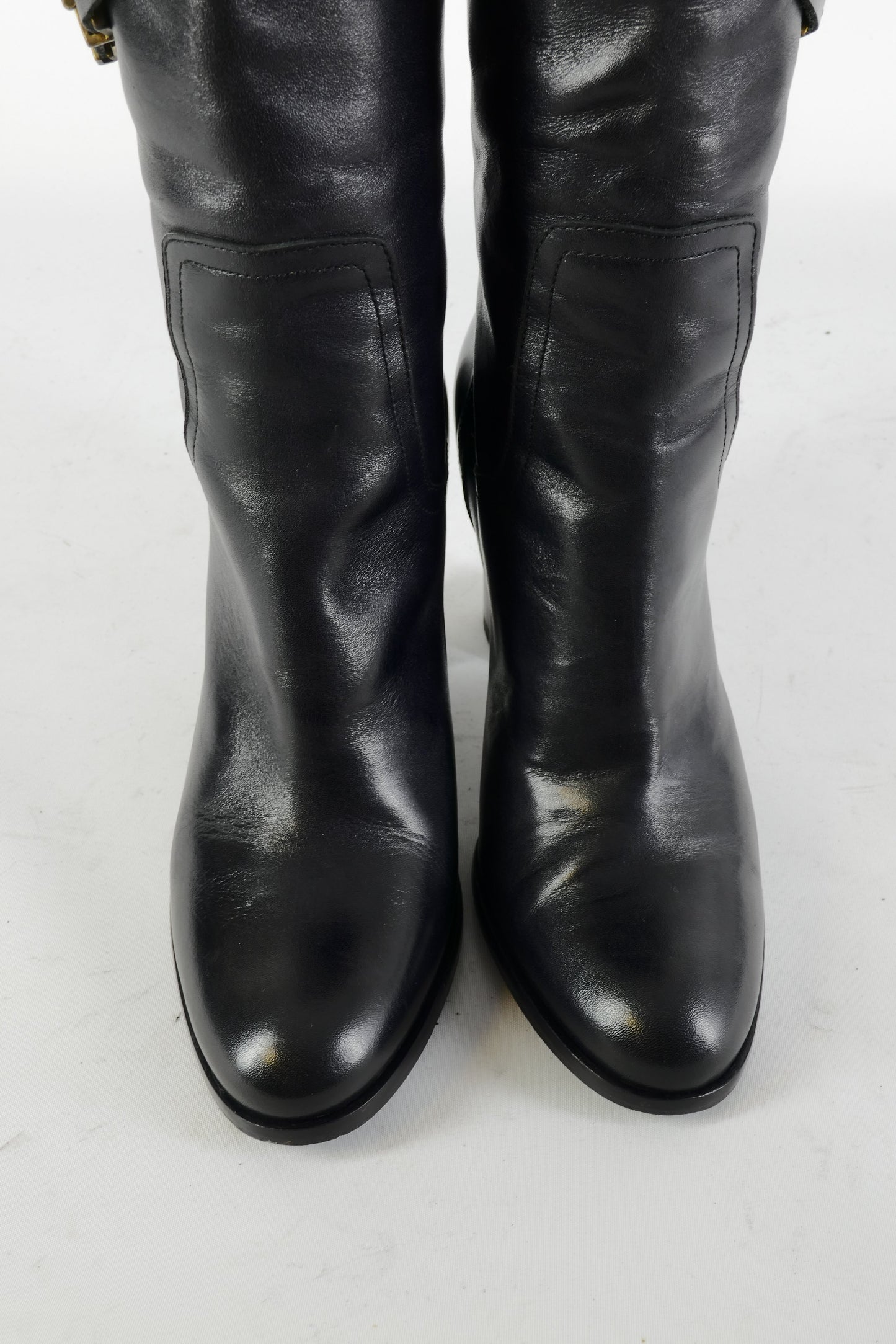 BUUTS Massimo Dutti Stiefel Leder schwarz 225023-7