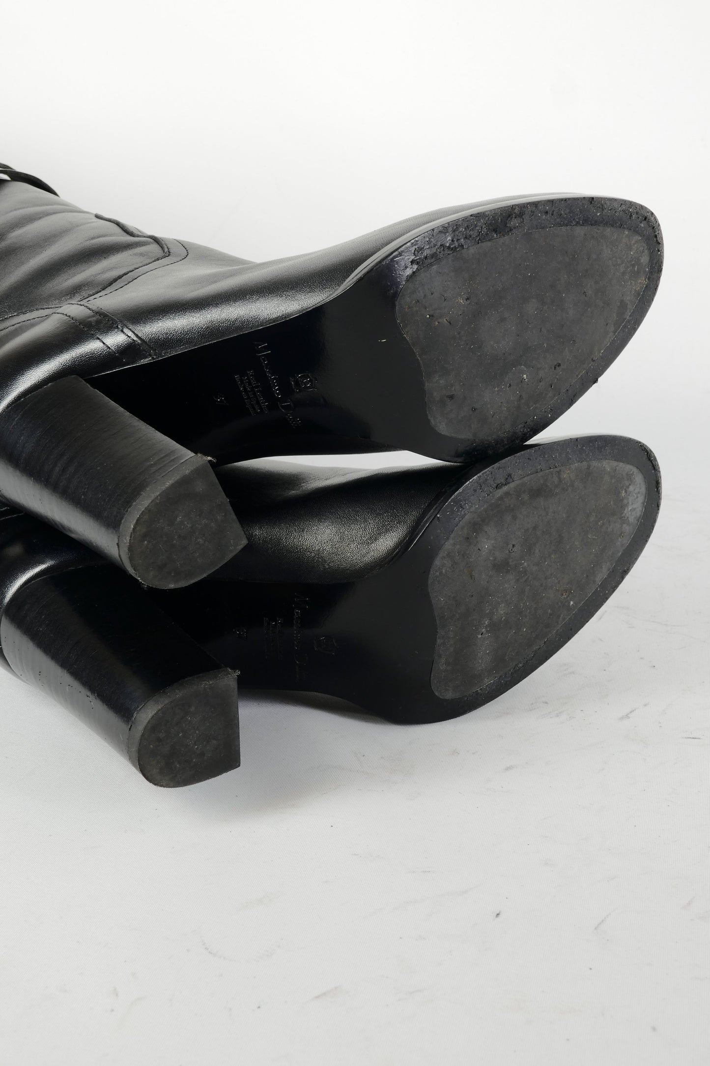 BUUTS Massimo Dutti Stiefel Leder schwarz 225023-8