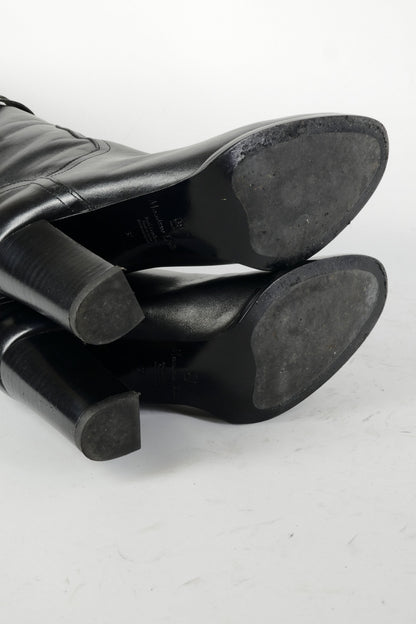 BUUTS Massimo Dutti Stiefel Leder schwarz 225023-8