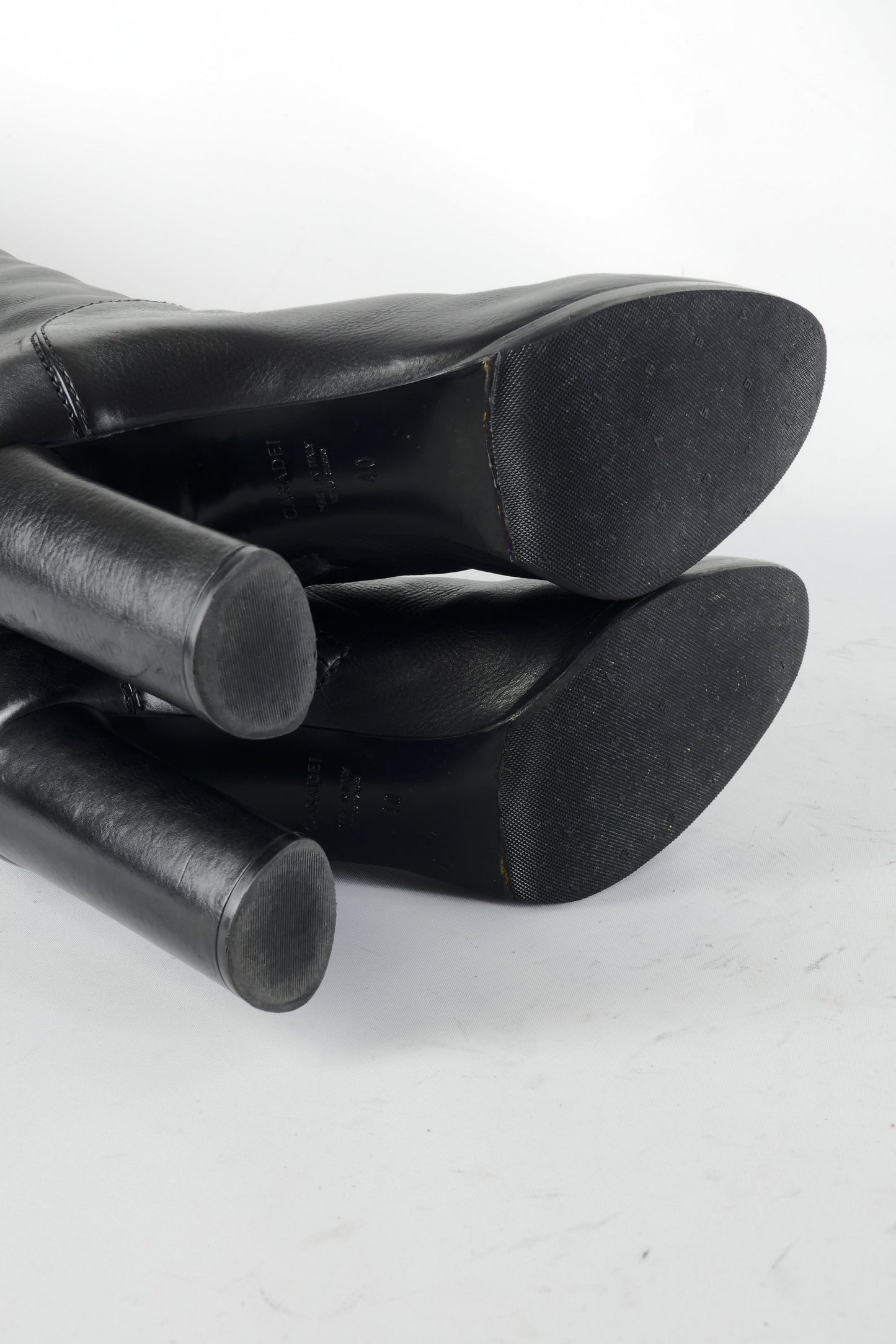 BUUTS Casadei Stiefel Leder schwarz 225027-8