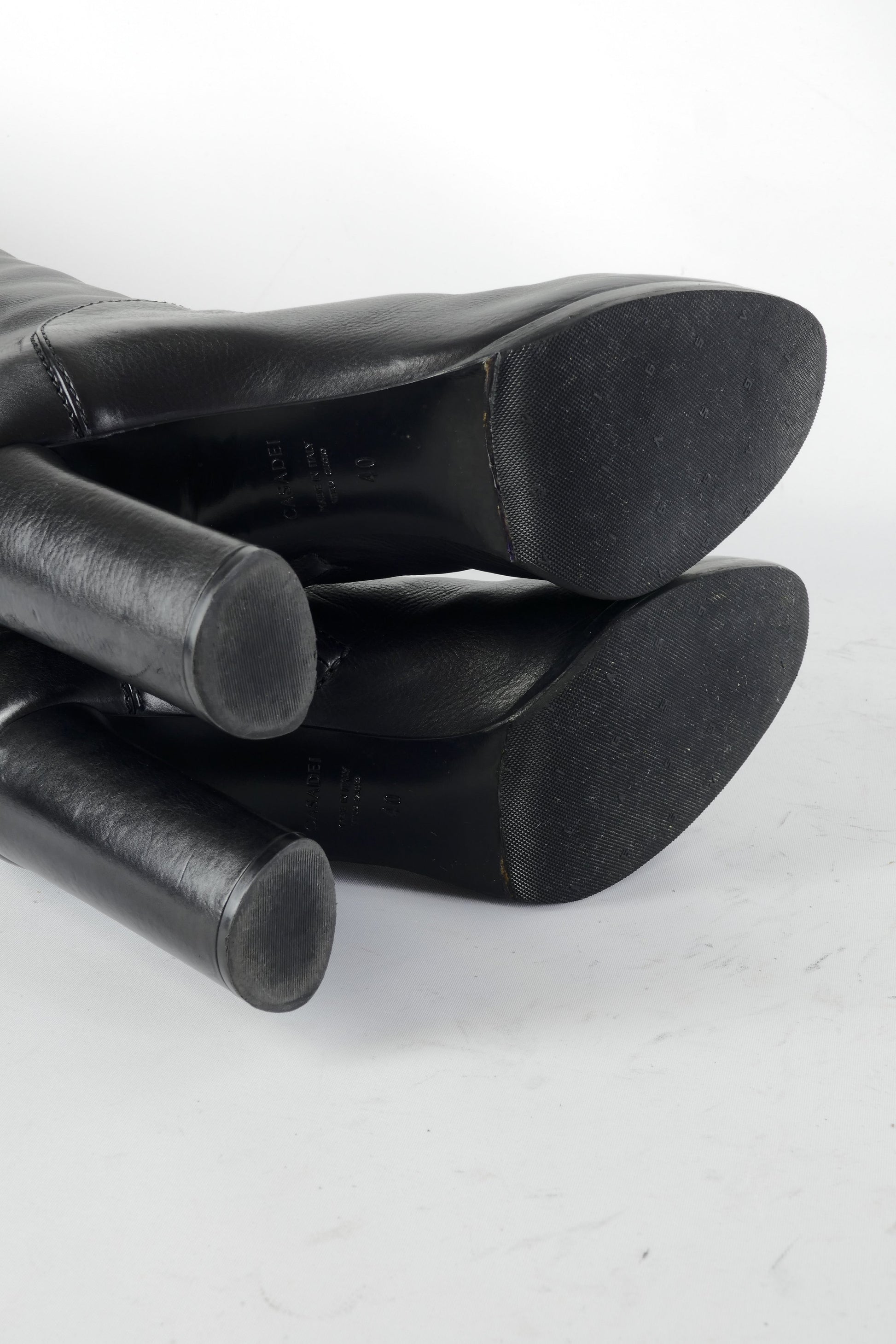 BUUTS Casadei Stiefel Leder schwarz 225027-8