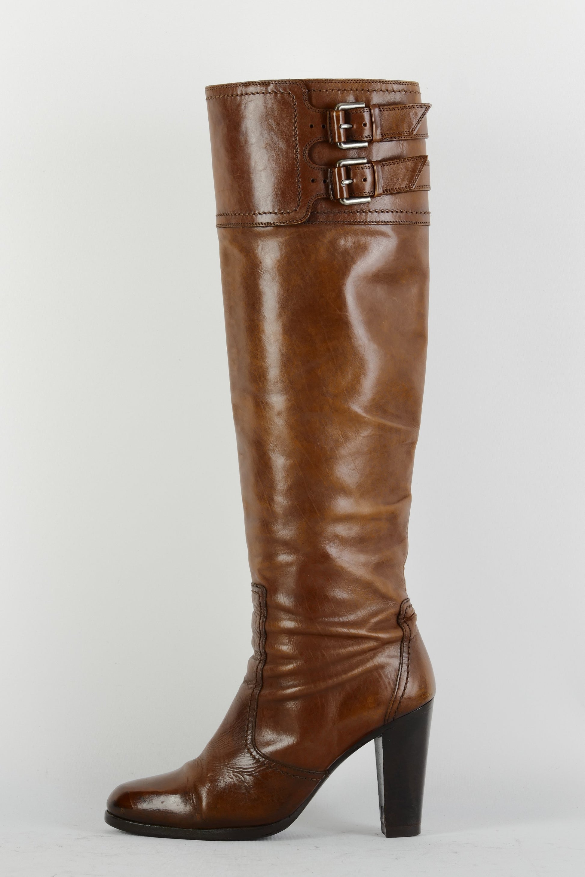 BUUTS Barbara Bui Stiefel Leder mittelbraun 225028-1