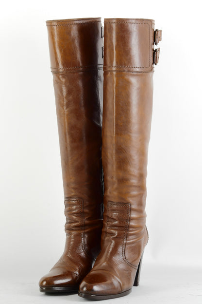 BUUTS Barbara Bui Stiefel Leder mittelbraun 225028-2