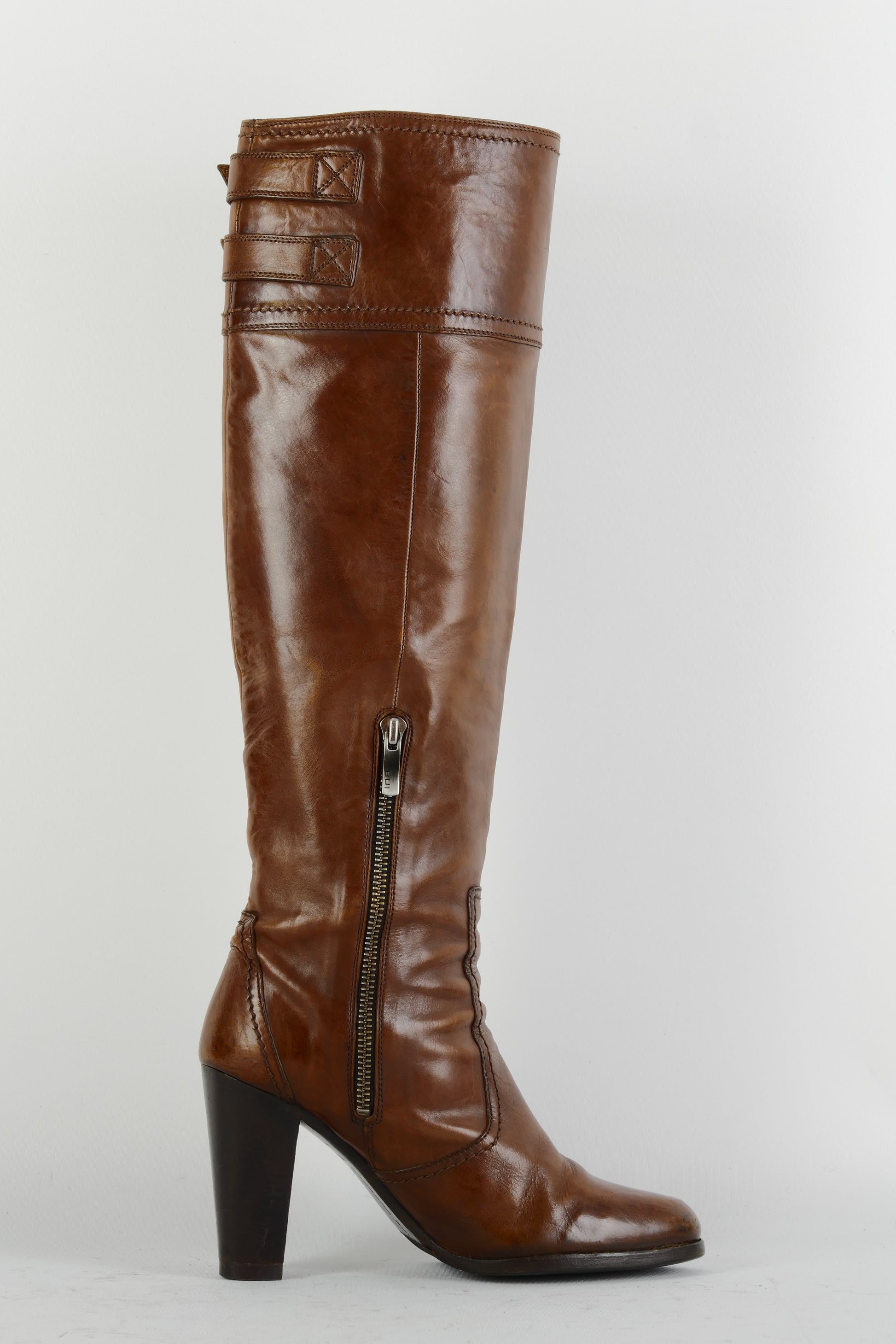 BUUTS Barbara Bui Stiefel Leder mittelbraun 225028-3