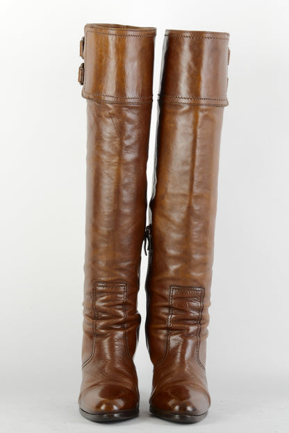 BUUTS Barbara Bui Stiefel Leder mittelbraun 225028-4