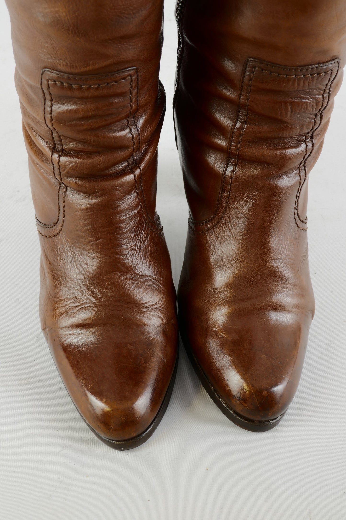 BUUTS Barbara Bui Stiefel Leder mittelbraun 225028-7