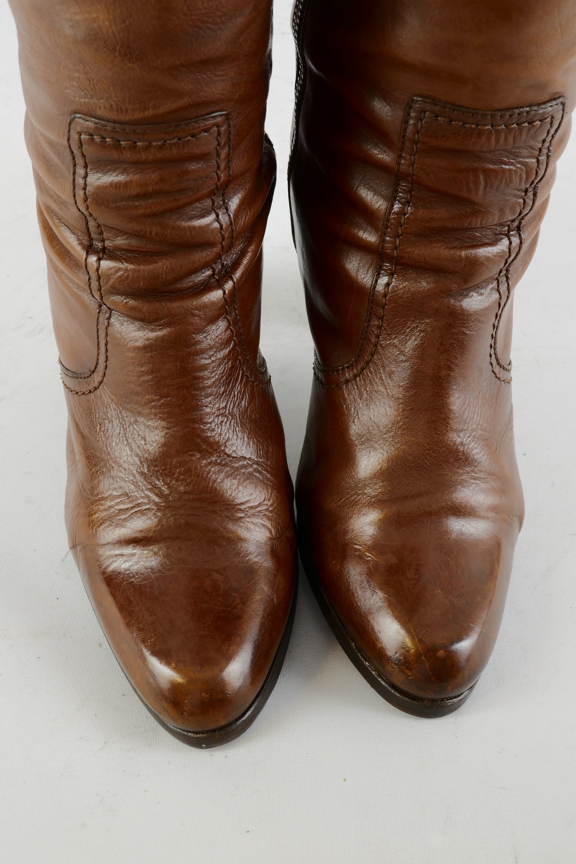 BUUTS Barbara Bui Stiefel Leder mittelbraun 225028-7