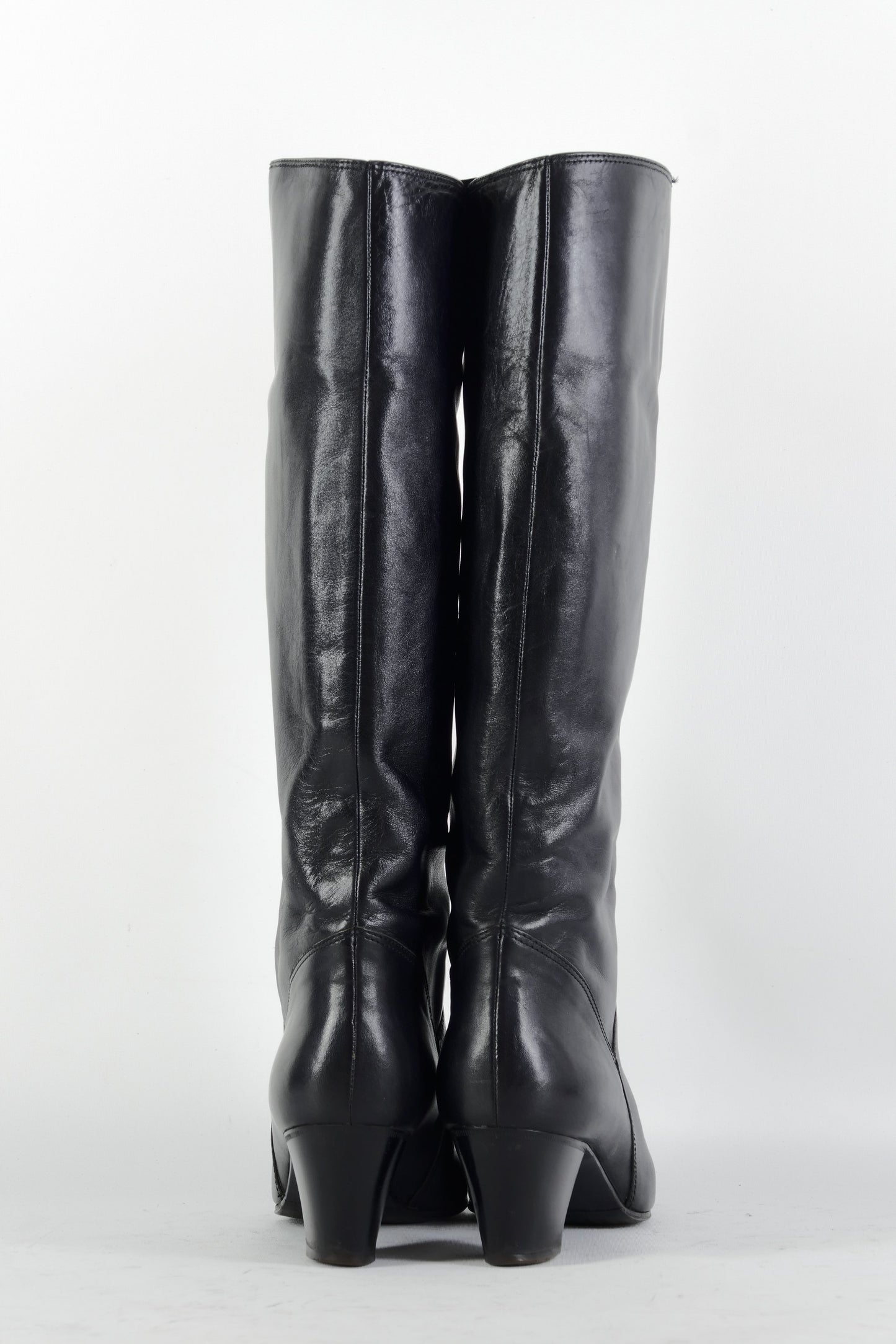 BUUTS Bruno Magli Vintage-Stiefel Leder schwarz 225029-5