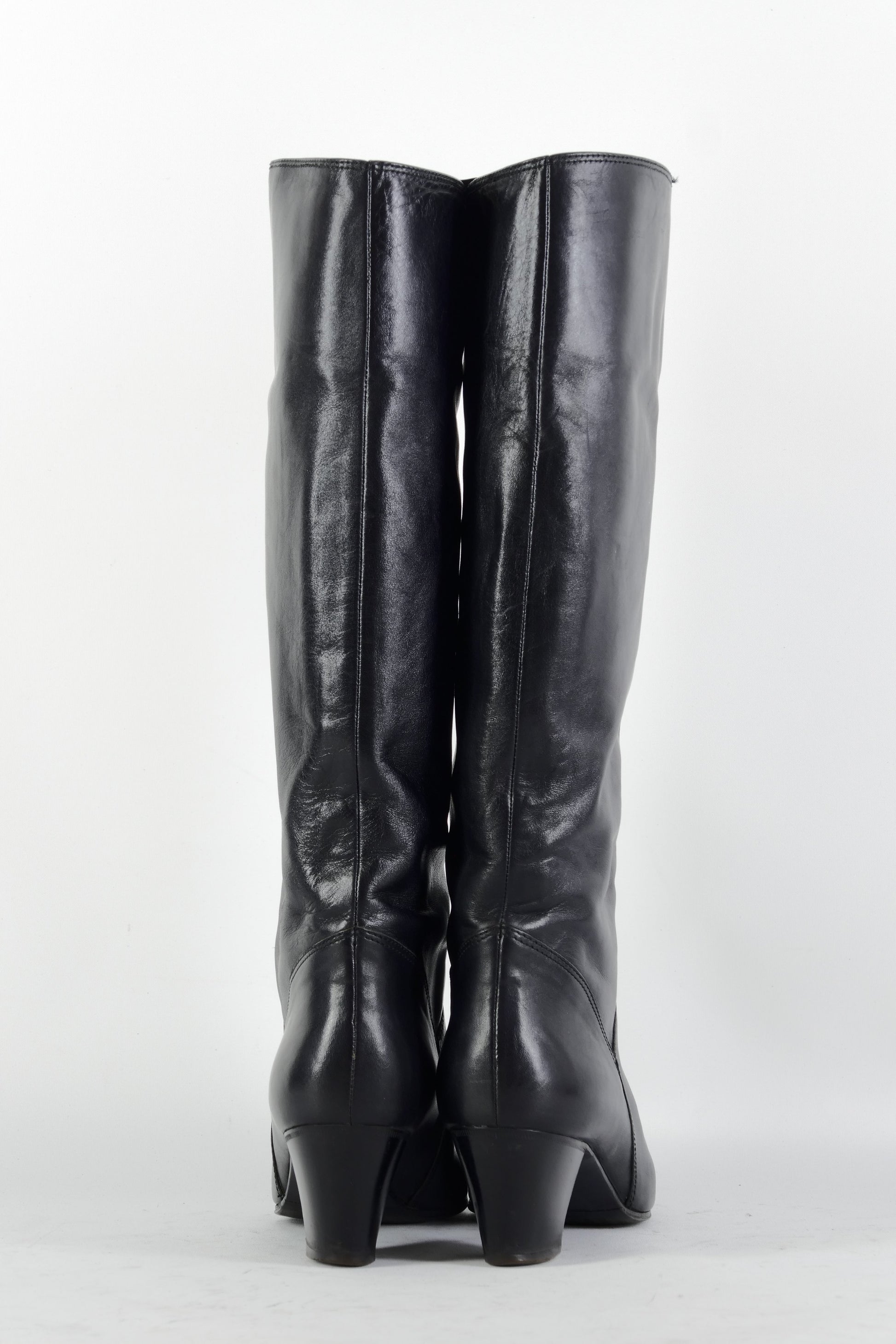 BUUTS Bruno Magli Vintage-Stiefel Leder schwarz 225029-5