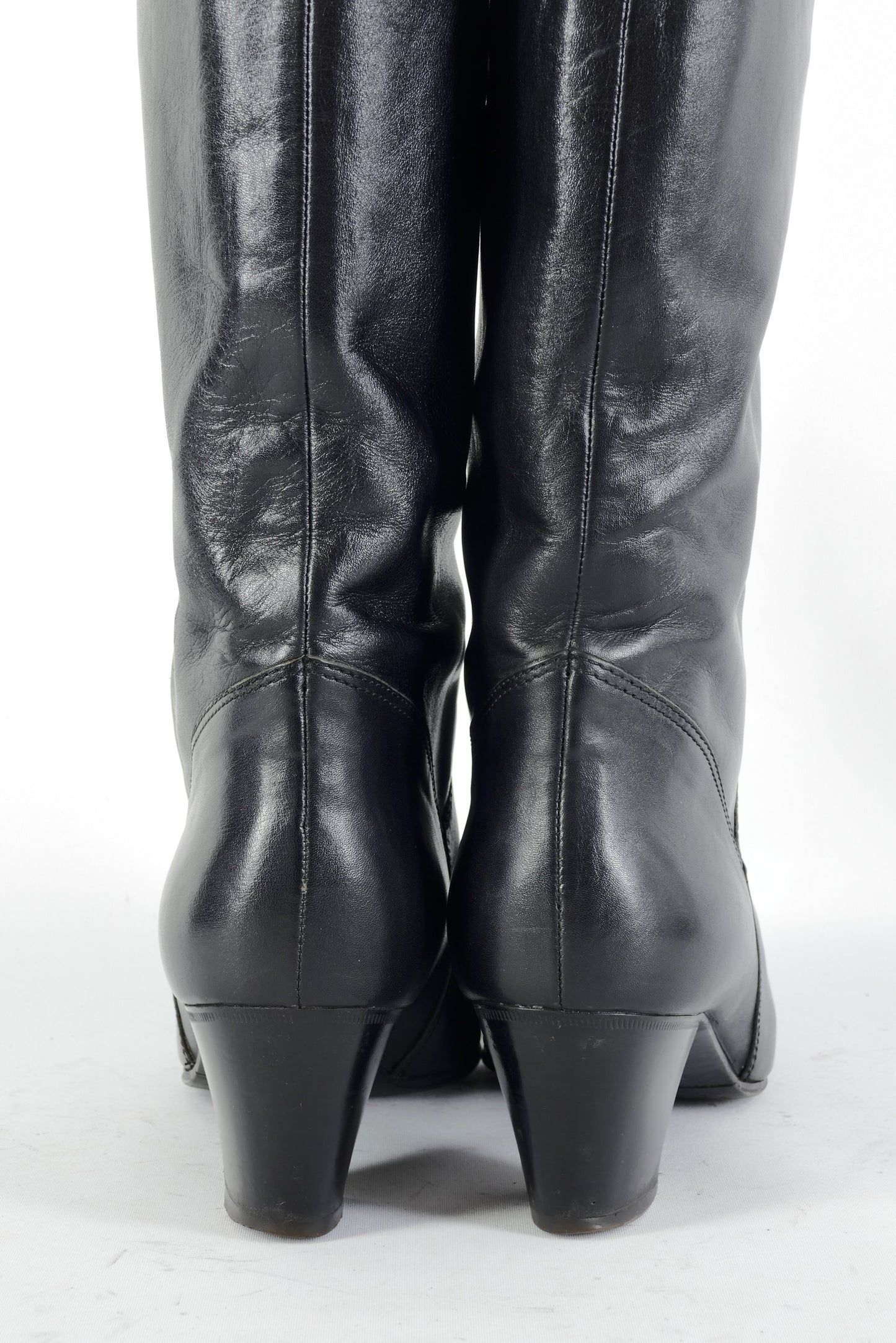 BUUTS Bruno Magli Vintage-Stiefel Leder schwarz 225029-6