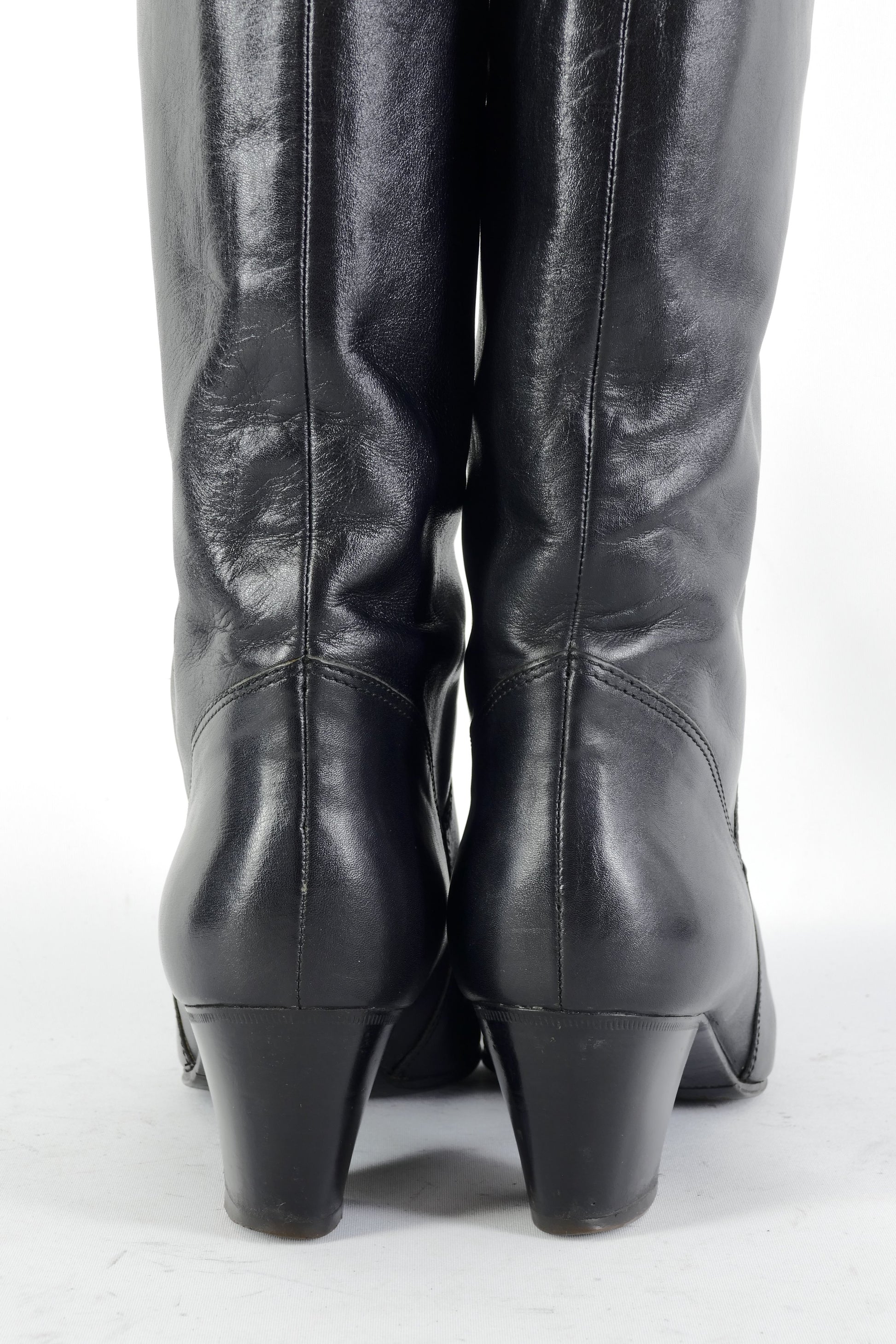BUUTS Bruno Magli Vintage-Stiefel Leder schwarz 225029-6