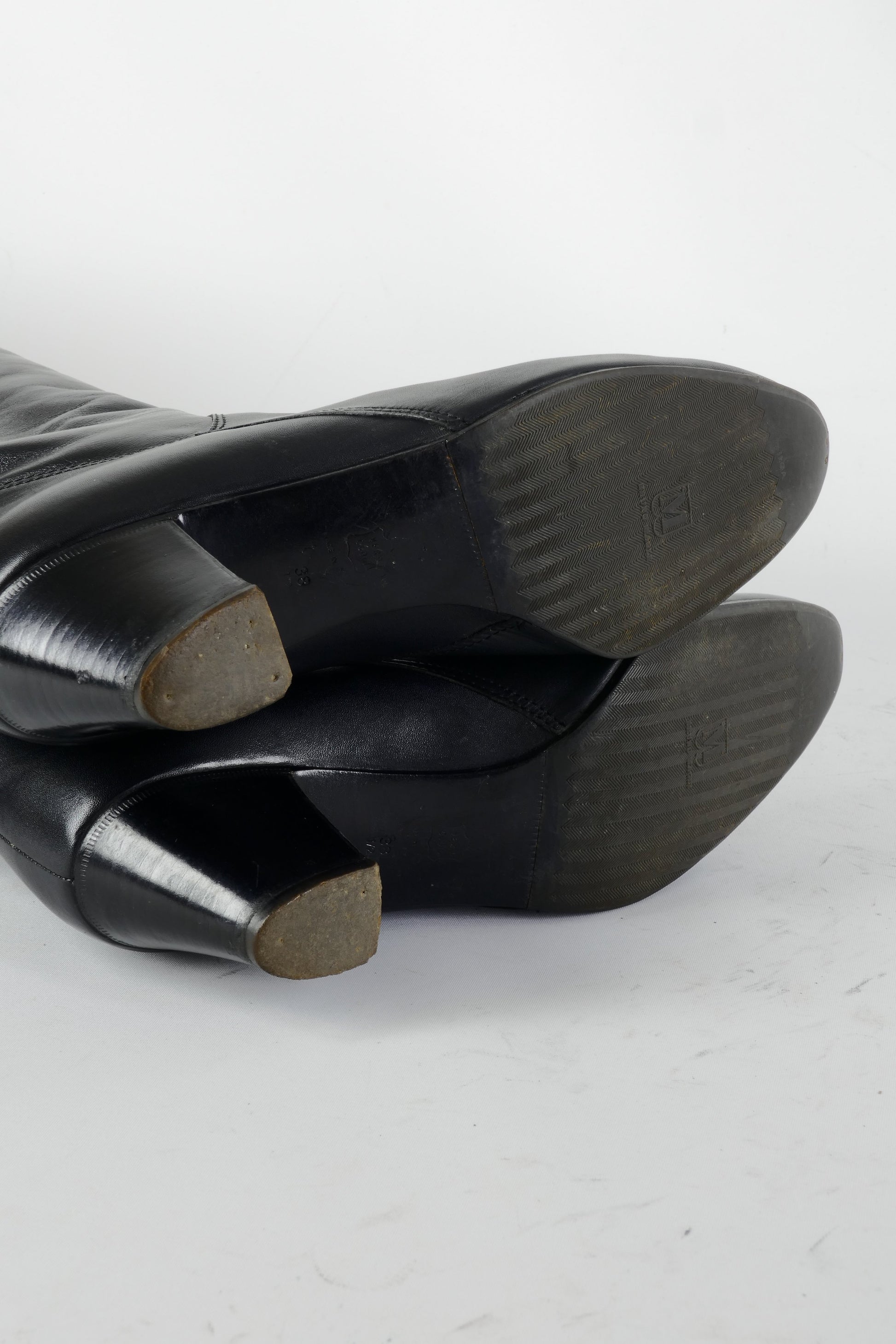 BUUTS Bruno Magli Vintage-Stiefel Leder schwarz 225029-8