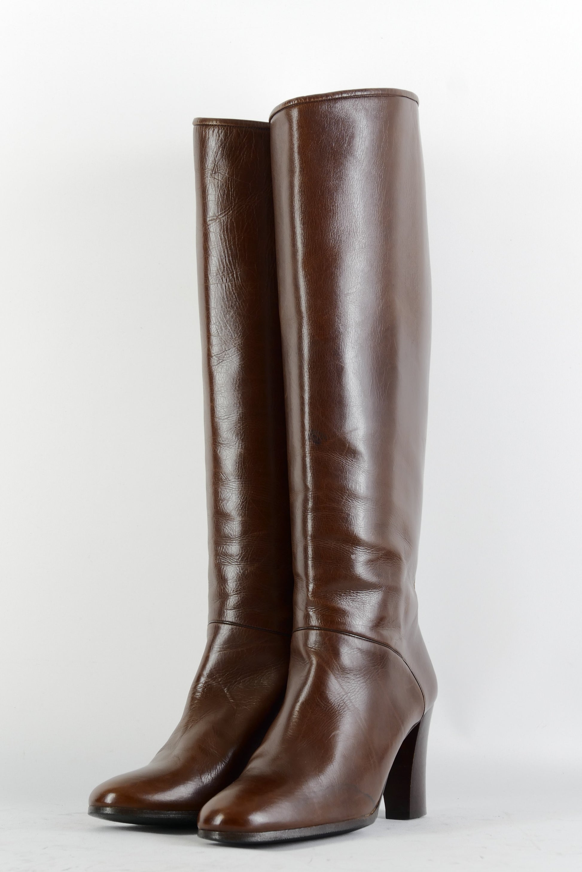 BUUTS Morlacchi Vintage-Stiefel Leder dunkelbraun 225030-2