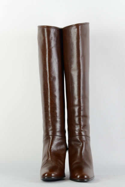 BUUTS Morlacchi Vintage-Stiefel Leder dunkelbraun 225030-4