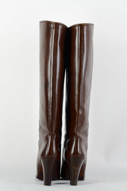 BUUTS Morlacchi Vintage-Stiefel Leder dunkelbraun 225030-5