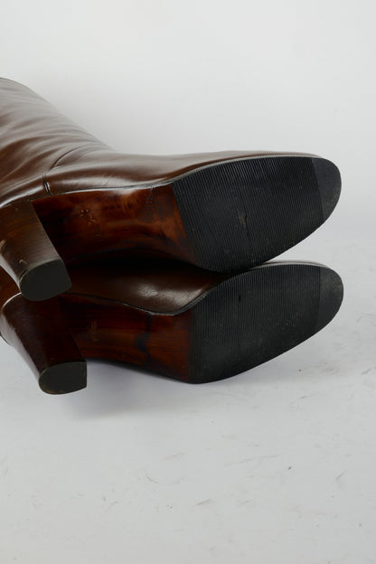 BUUTS Morlacchi Vintage-Stiefel Leder dunkelbraun 225030-8
