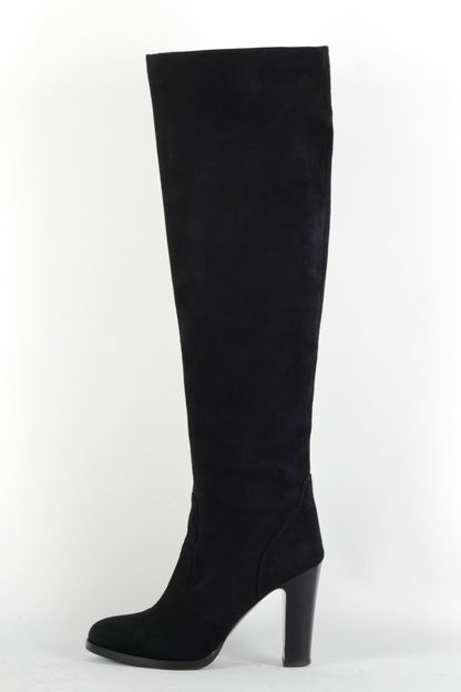 BUUTS The Seller Hohe Stiefel Wildleder schwarz 225033-1
