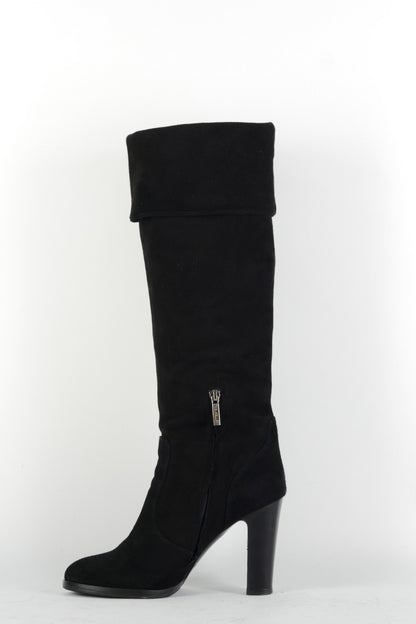 BUUTS The Seller Hohe Stiefel Wildleder schwarz 225033-10